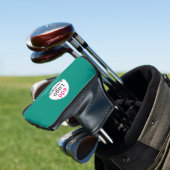 Emerald Green Business Chic Custom Golf Headcover (In Situ)