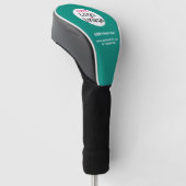 Emerald Green Business Chic Custom Golf Headcover (angewinkelt)