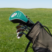 Emerald Green Business Chic Custom Golf Headcover (In SItu)