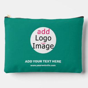 Emerald Green Business Chic Minimal individuell an Zubehörtasche