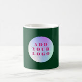 Emerald Green Business-Logo Kaffeetasse (Mittel)