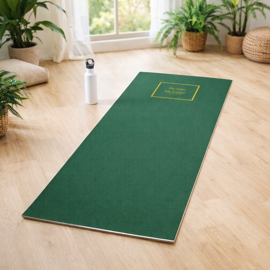 Emerald Green Business Logo Studio Yogamatte