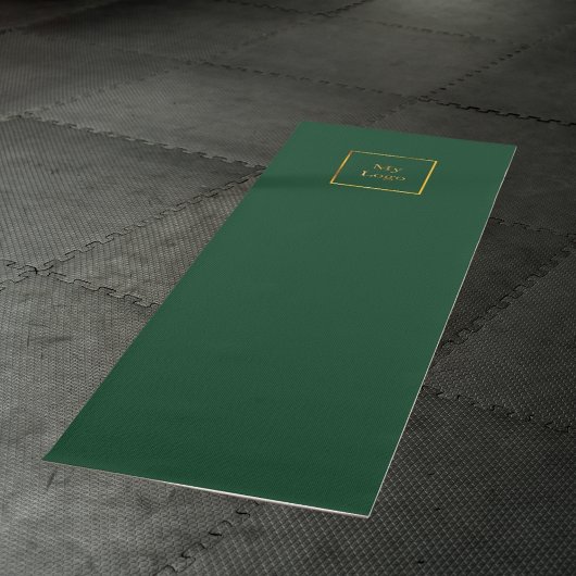 Emerald Green Business Logo Studio Yogamatte