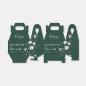 Emerald Green Chinoiserie Floral Wedding Vielen Da Geschenkschachtel (Ungefaltet)