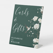 Emerald Green Chinoiserie Karten und Geschenke Hoc