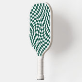 Emerald Green Collection Karo überprüft Pickleball Schläger (Links)