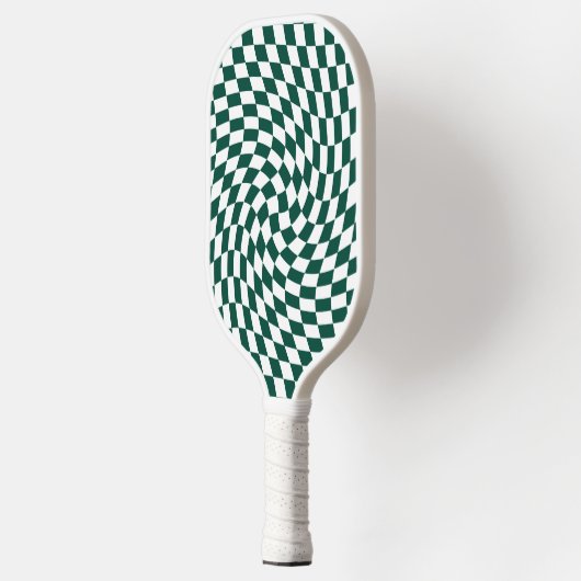 Emerald Green Collection Karo überprüft Pickleball Schläger (Links)
