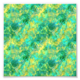 Emerald Green Crumpled Texture Fotodruck