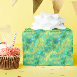 Emerald Green Crumpled Texture Geschenkpapier