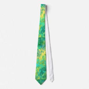 Emerald Green Crumpled Texture Krawatte