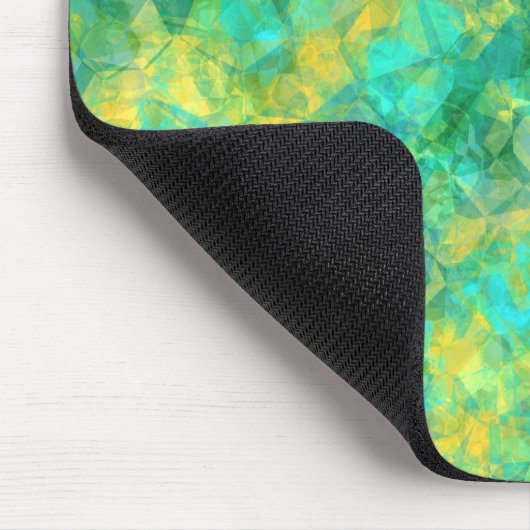 Emerald Green Crumpled Texture Mousepad (Ecke)