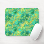 Emerald Green Crumpled Texture Mousepad (Mit Mouse)