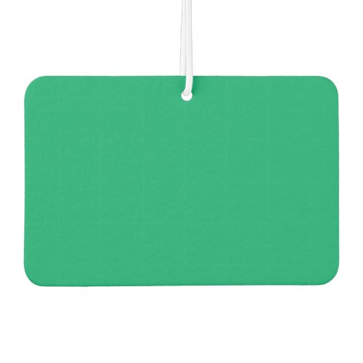 Emerald Green Custom Air Freshener Autolufterfrischer (Vorderseite)