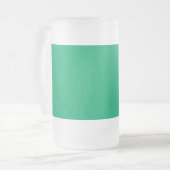 Emerald Green Custom Beer Tasse (Vorderseite Links)