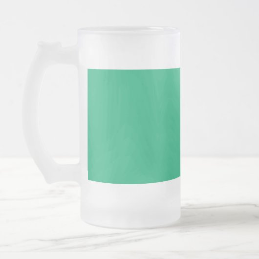 Emerald Green Custom Beer Tasse (Links)