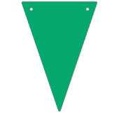 Emerald Green Custom Bunting Banner (Erste Fahne)