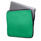 Emerald Green Custom Laptop Sleeve (Vorderseite Links)
