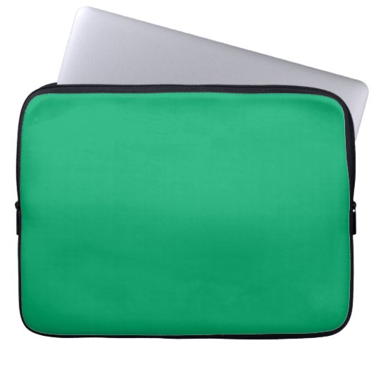 Emerald Green Custom Laptop Sleeve (Vorderseite)