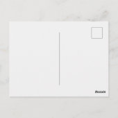 Emerald Green Custom Postcard Postkarte (Rückseite)