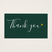 Emerald Green dankt Ihnen für die Rabattkarte (Vorderseite)