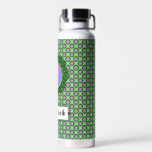 Emerald Green Disk Ribbon von Kenneth Yoncich Trinkflasche (Rückseite)