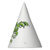 Emerald Green Dragon Birthday Partyhütchen (Rechts)