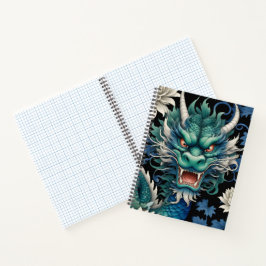 Emerald Green Dragon Notizblock