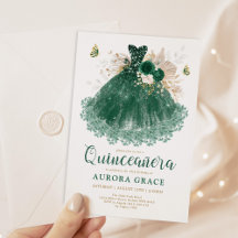Emerald Green Dress Quinceañera Mis Quince 15 Años