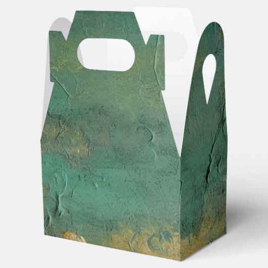 Emerald Green Elegant Wedding Geschenkschachtel (Geöffnet)