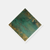 Emerald Green Elegant Wedding Serviette (Ecke)