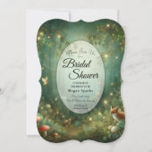 Emerald Green Enchanted Forest Einladung (Vorderseite)