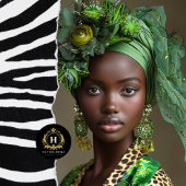 Emerald Green Floral Glamour Decoupage Seidenpapier