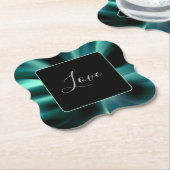 Emerald Green Floral - Modern Untersetzer (angewinkelt)