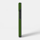 EMERALD GREEN FLORAL MONOGRAM LETTER C DESIGN iPhone HÜLLE (Linke Seite)