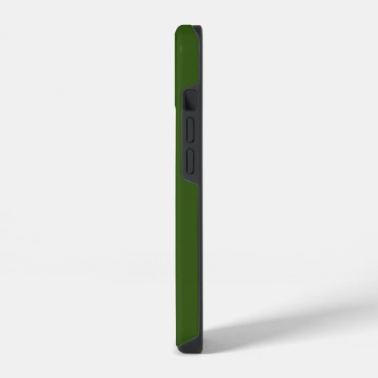 EMERALD GREEN FLORAL MONOGRAM LETTER C DESIGN iPhone HÜLLE (Linke Seite)