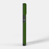 EMERALD GREEN FLORAL MONOGRAM LETTER C DESIGN iPhone HÜLLE (Rechte Seite)