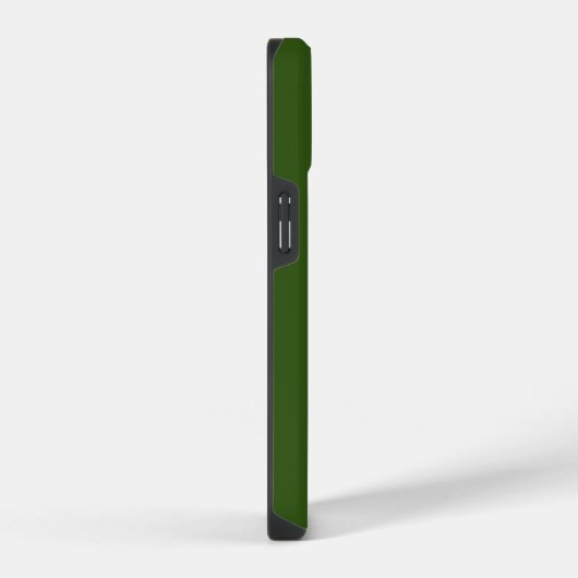 EMERALD GREEN FLORAL MONOGRAM LETTER C DESIGN iPhone HÜLLE (Rechte Seite)