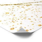 Emerald Green Floral Quinceanera Begrüßungszeichen Poster (Ecke)