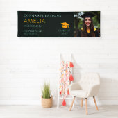 Emerald Green Foto Graduate Class of Abschluss Banner (Insitu)