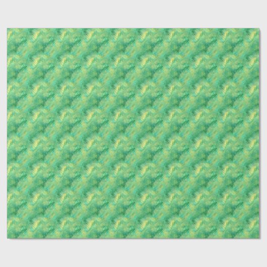 Emerald Green Glassy Texture Geschenkpapier (Flach)
