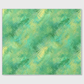Emerald Green Glassy Texture Geschenkpapier (Flach)