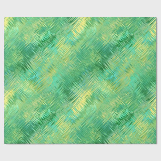Emerald Green Glassy Texture Geschenkpapier (Flach)