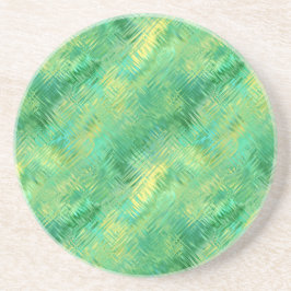 Emerald Green Glassy Texture Getränkeuntersetzer