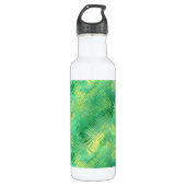 Emerald Green Glassy Texture Trinkflasche (Vorderseite)