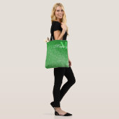 Emerald Green Glitzer Glitz & Glam Tasche (Am Model)