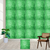 Emerald Green Glitzer Sparkle Keramik Tile Fliese