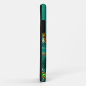 Emerald Green & Gold Agate Geode Case-Mate iPhone Hülle (Hinten/Rechts)