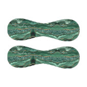 Emerald Green Gold Baseball mit Individuelle Name (Paneele)