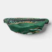 Emerald Green Gold Glitzer Funkelnd Fanny Pack Bauchtasche (Ablage )