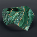 Emerald Green Gold Glitzer Funkelnd Neck Tie Krawatte<br><div class="desc">Neck Tie mit Agate Green Gold Glitzer Geode Marble Emerald Funkelnd Geburtstag - Geburtstag oder Hochzeit Krawatte / Geschenk - oder Fügen Sie Ihren Namen - Text - Make Your Special Gift - Umformen und verschieben oder entfernen und fügen Sie Text / Elemente mit Anpassungs-Tool. Design von MIGNED. Bitte schauen...</div>